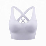 Cross Beauty Back Gathering Shockproof Sports Underwear Without Steel Ring Quick Drying Conceitastral