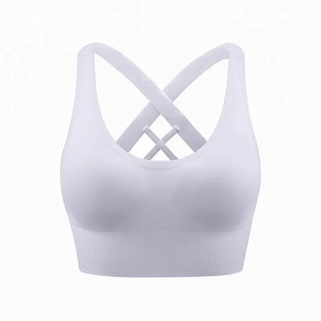 Cross Beauty Back Gathering Shockproof Sports Underwear Without Steel Ring Quick Drying Conceitastral