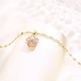 Crystal Snowflake Necklace Women Fashion Ins Necklace Conceitastral