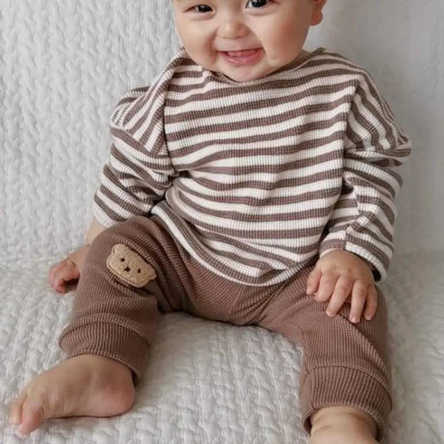 Cute And Comfortable Striped Top For Babies Conceitastral
