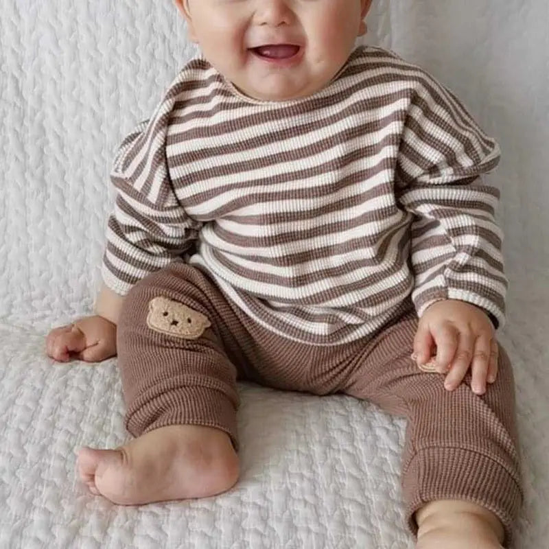 Cute And Comfortable Striped Top For Babies Conceitastral