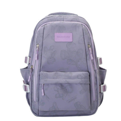 Cute Bears Print Backpack Fashion Versatile Large Capacity Travel Bags Women Junior High School Students Schoolbag Girls Campus Bag Conceitastral