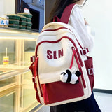 Dirt-resistant Large Capacity Schoolbag Travel Backpack Conceitastral