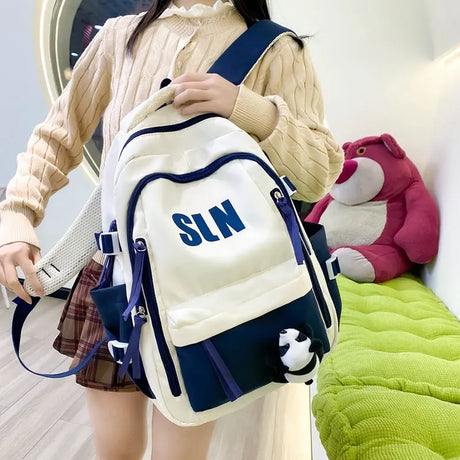 Dirt-resistant Large Capacity Schoolbag Travel Backpack Conceitastral