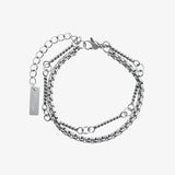 Double Layer Titanium Steel Bracelet For Men Conceitastral