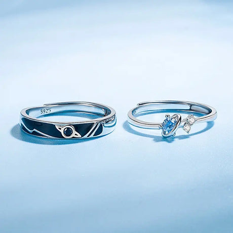 Dream Planet Couple Rings Fashion Personality Rings Men and Women Rings Conceitastral
