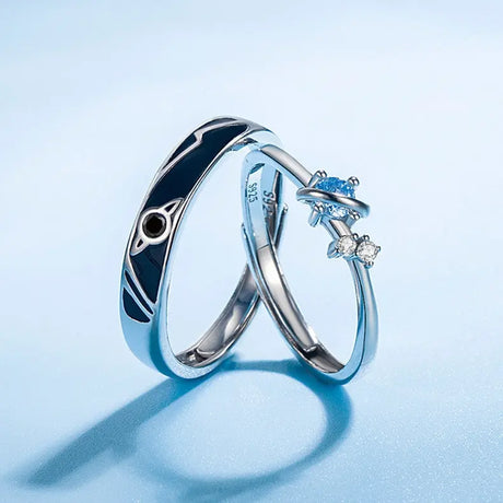 Dream Planet Couple Rings Fashion Personality Rings Men and Women Rings Conceitastral