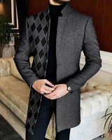 European And American New Men's Woolen Coat Conceitastral