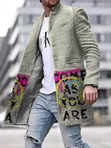 European And American New Men's Woolen Coat Conceitastral