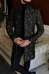 European And American New Men's Woolen Coat Conceitastral