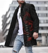 European And American New Men's Woolen Coat Conceitastral