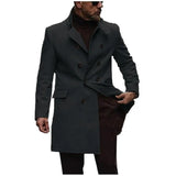 European And American New Plus Size Woolen Coat Men Conceitastral
