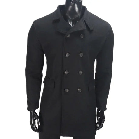 European And American New Plus Size Woolen Coat Men Conceitastral