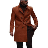 European And American New Plus Size Woolen Coat Men Conceitastral
