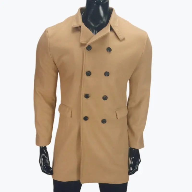 European And American New Plus Size Woolen Coat Men Conceitastral