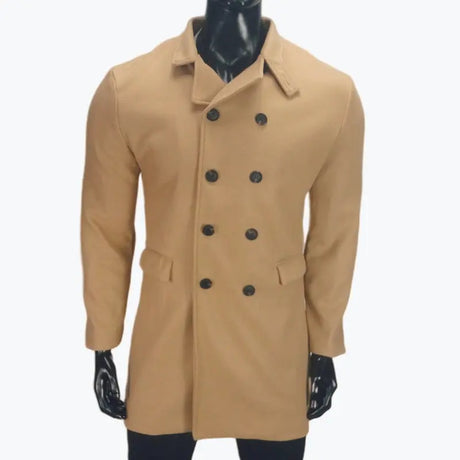 European And American New Plus Size Woolen Coat Men Conceitastral
