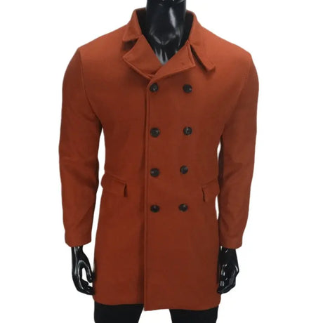 European And American New Plus Size Woolen Coat Men Conceitastral