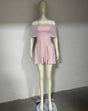 European And American Style Beach Holiday Sexy Dress Knitted Hollow-out Off Collar Conceitastral