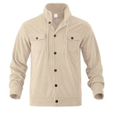 FallWinter Jacket Men's Corduroy Turn-down Collar Coat Conceitastral