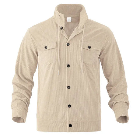 FallWinter Jacket Men's Corduroy Turn-down Collar Coat Conceitastral