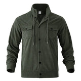FallWinter Jacket Men's Corduroy Turn-down Collar Coat Conceitastral