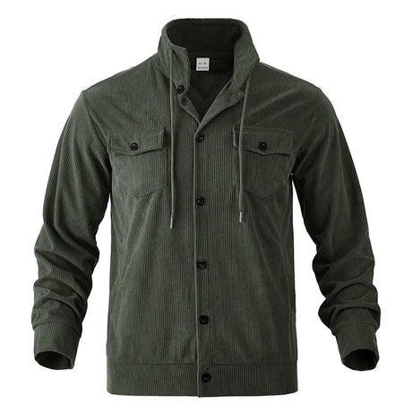 FallWinter Jacket Men's Corduroy Turn-down Collar Coat Conceitastral