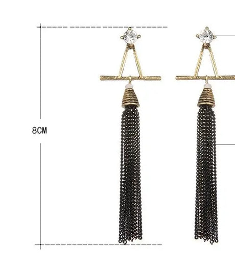Fashion Earrings Women Long Tassel Earrings Conceitastral