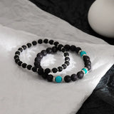 Fashion Frosted Bead Bracelet For Men Conceitastral