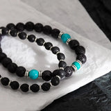Fashion Frosted Bead Bracelet For Men Conceitastral