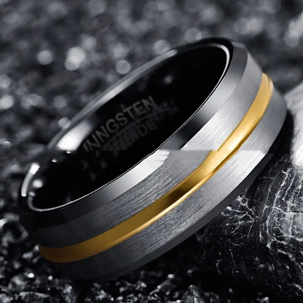 Frosted Surface Tungsten Ring Men Conceitastral