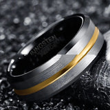 Frosted Surface Tungsten Ring Men Conceitastral