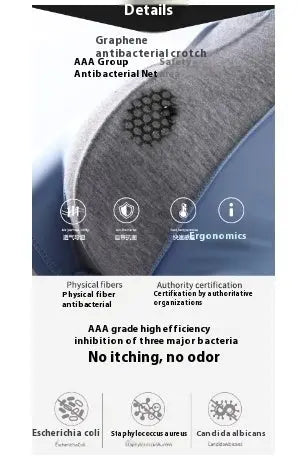 Graphene Underwear Men's Ice Silk Or Breathable Flat Boxer Shorts Head Trendy Conceitastral