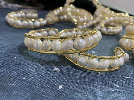 Handmade Pérola All-jogo Pulseira Pulseira Ajustável Mulheres Conceitastral