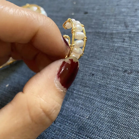 Handmade Pérola All-jogo Pulseira Pulseira Ajustável Mulheres Conceitastral