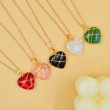 Heart Necklace Women Love Crystal Stone Necklace Summer Conceitastral