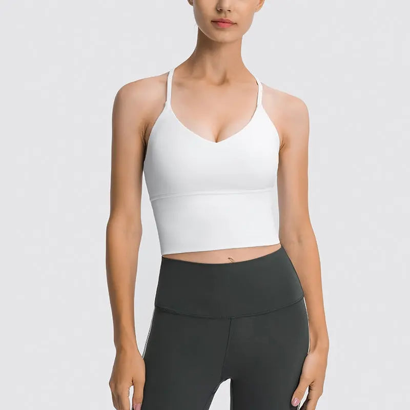 Hollow Beautiful Back Yoga Vest Women's Nude Fitness Running Conceitastral