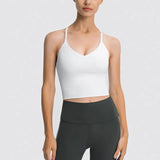 Hollow Beautiful Back Yoga Vest Women's Nude Fitness Running Conceitastral