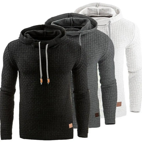 Jacquard Camisola dos homens europeus e Americanos Longo-sleeved Moletom Com Capuz Jaqueta de Moletom Com Capuz de Cor Quente Conceitastral