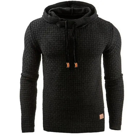 Jacquard Camisola dos homens europeus e Americanos Longo-sleeved Moletom Com Capuz Jaqueta de Moletom Com Capuz de Cor Quente Conceitastral