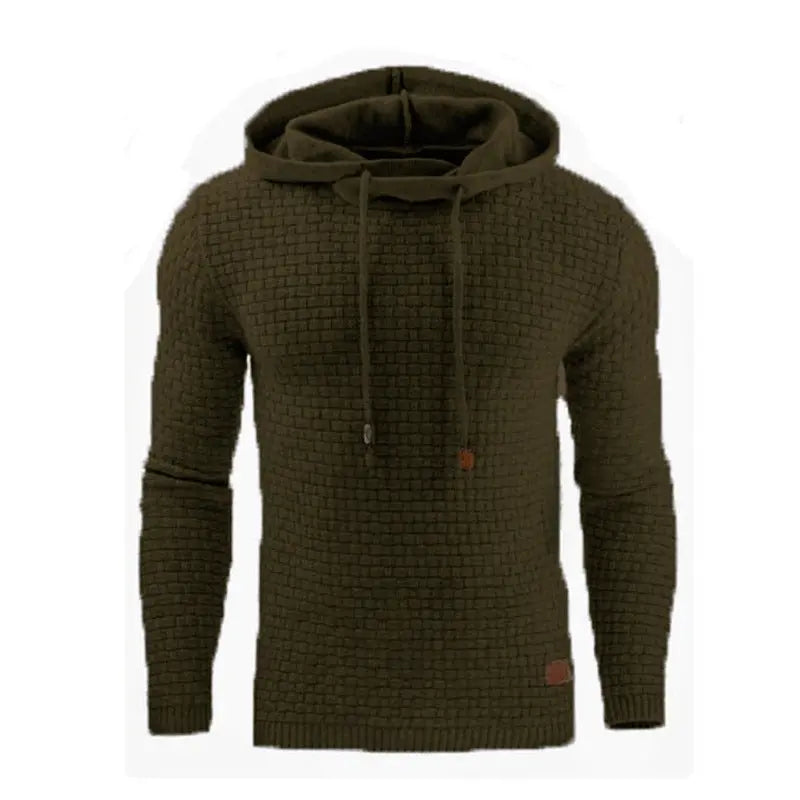 Jacquard Camisola dos homens europeus e Americanos Longo-sleeved Moletom Com Capuz Jaqueta de Moletom Com Capuz de Cor Quente Conceitastral