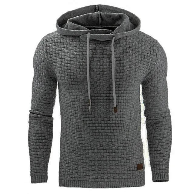 Jacquard Camisola dos homens europeus e Americanos Longo-sleeved Moletom Com Capuz Jaqueta de Moletom Com Capuz de Cor Quente Conceitastral