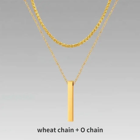 Jewelry Men Boy Gift Chain Crystal Necklace Conceitastral