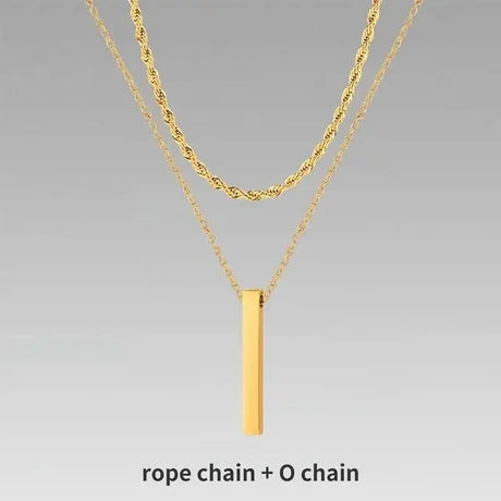 Jewelry Men Boy Gift Chain Crystal Necklace Conceitastral