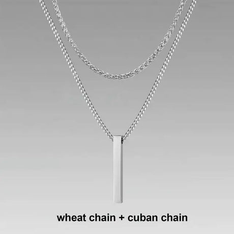 Jewelry Men Boy Gift Chain Crystal Necklace Conceitastral