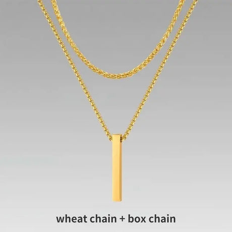 Jewelry Men Boy Gift Chain Crystal Necklace Conceitastral