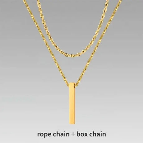 Jewelry Men Boy Gift Chain Crystal Necklace Conceitastral