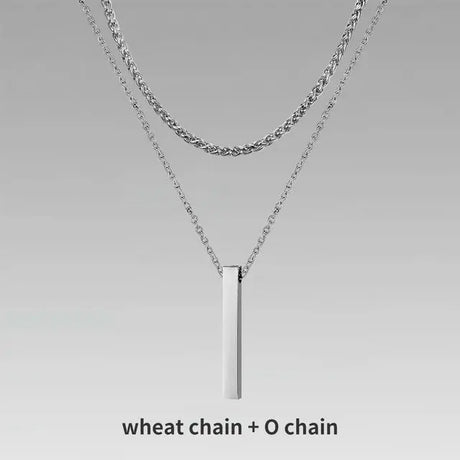 Jewelry Men Boy Gift Chain Crystal Necklace Conceitastral