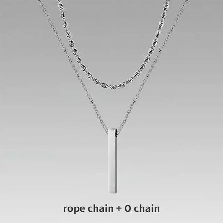 Jewelry Men Boy Gift Chain Crystal Necklace Conceitastral