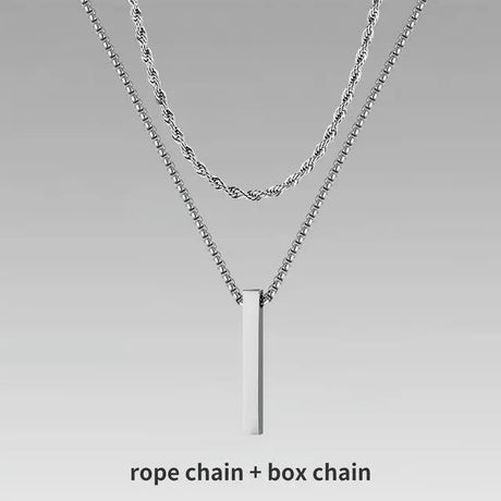 Jewelry Men Boy Gift Chain Crystal Necklace Conceitastral