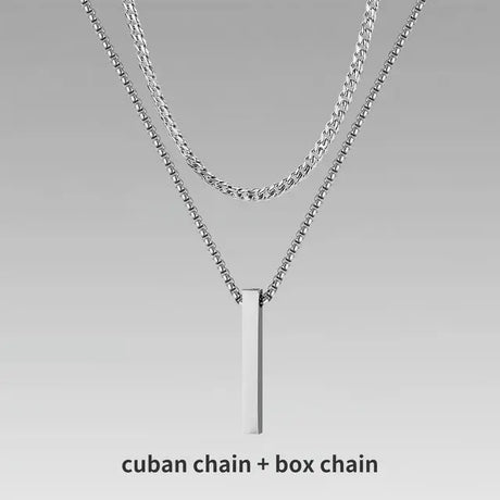 Jewelry Men Boy Gift Chain Crystal Necklace Conceitastral